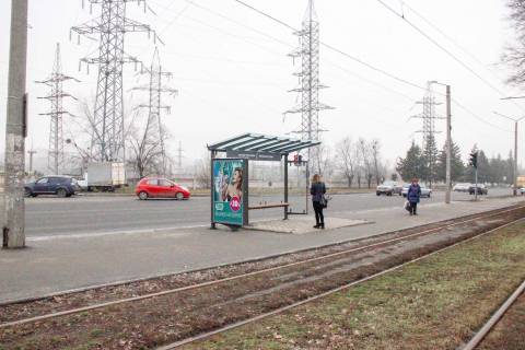 Citylight B in Kharkiv, 1,24х1,84  Saltovskoe sosse, 43 (ostanovka "Ahiezerov"), v centr Photo 1