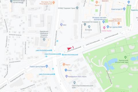 Citylight B in Kharkiv, 1,24х1,84  Klockovskij spusk (7), v centr (paketnaa prodaza) scheme