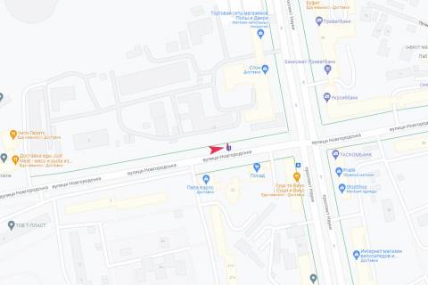 Citylight B in Kharkiv, 1,24х1,84  Novgorodskaa st. - Nauki prosp., 25 scheme