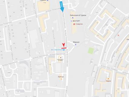 Citylight A in Kharkiv, 1,24х1,84  Klockovskaa st. - Hersonskaa st. (ostanovka st. Hersonskaa ) scheme