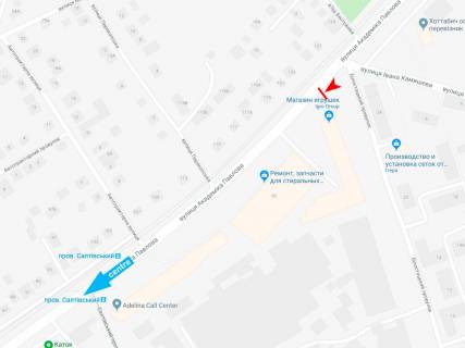 Scrolller, Scroll B in Kharkiv Akademika Pavlova st. - Belostockij per., v centr - 382277 scheme