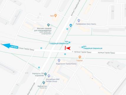 Prismatron, Prism A in Kharkiv, 3х6  Geroev Truda st. - Gvardejcev-Sironincev st., 50/29, v centr - 382480 scheme