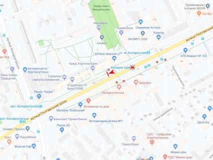 Citylight B in Kharkiv, 1,24х1,84  Poltavskij slah st., 148/2 (metro "Holodnaa Gora") scheme