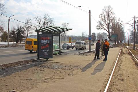 Citylight B in Kharkiv, 1,24х1,84  Poltavskij slah st., 190 (Kasubi st.. tramvaj) Photo 1