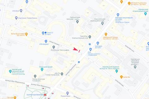 Citylight A in Kharkiv, 1,24х1,84  Girsmana st., 19 scheme