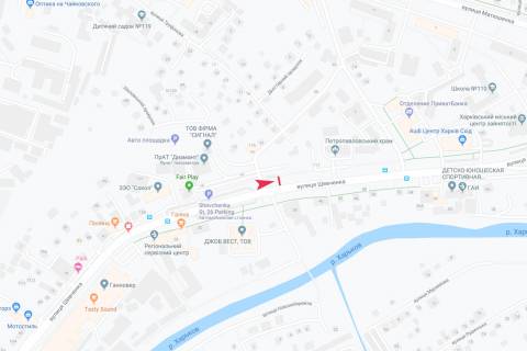 Prismatron, Prism B in Kharkiv, 3х6  Sevcenko st., 111/1 - Bol'soj Danilovskij per., iz centra, VIP - 383235 scheme