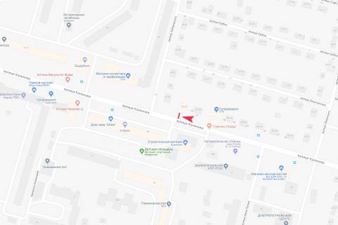 Billboard A in Dnipro (Dnipropetrovsk), 3х6  Kalinova st., 60 (Magazin "ATB") scheme