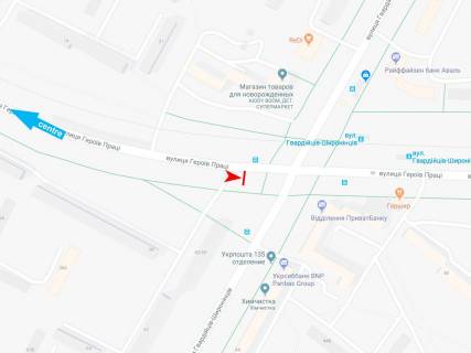 Prismatron, Prism A in Kharkiv, 3х6  Geroev Truda st. - Gvardejcev-Sironincev st., 69/42, iz centra - 382476 scheme