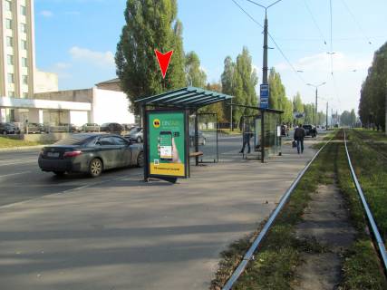 Citylight B in Kharkiv, 1,24х1,84  Klockovskaa st. 259b  (ostanovka  st. 23 avgusta  (2)) Photo 1
