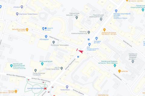 Citylight B in Kharkiv, 1,24х1,84  Girsmana st. - Puskinskaa st., 47/49 scheme