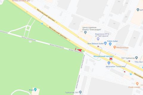 Prismatron, Prism A in Kharkiv, 3х6  Plehanovskaa st. - Moskovskij pr-t, v centr - 383024 scheme