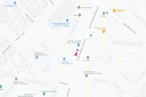 Citylight A in Kharkiv, 1,24х1,84  Gvardejcev Sironincev st., 27 scheme