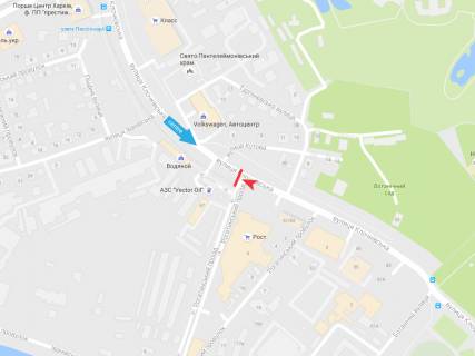 Backlight B in Kharkiv, 3,1х2,2  Klochkivsʹka vul. - Rohatynsʹkyy proyizd, z tsentru scheme