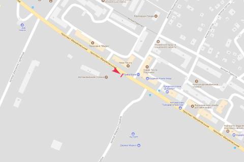 Billboard A in Dnipro (Dnipropetrovsk), 3х6  Manujlivs'kij prosp., (navproti budinku No116) scheme