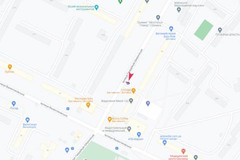 Citylight B in Kharkiv, 1,24х1,84  Gvardejcev Sironincev st., 38 scheme