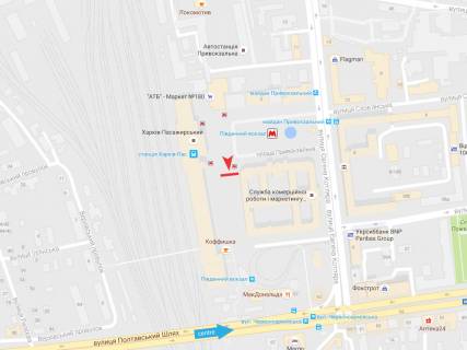 Citylight A in Kharkiv, 1,2х1,8  Evgenia Kotlara st.,7 scheme