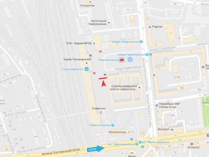 Citylight B in Kharkiv, 1,2х1,8  Evgenia Kotlara st.,7 scheme