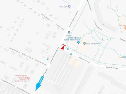 Prismatron, Prism A in Kharkiv, 3х6  Lesa Serduka st. - Bucmy st., 1-B, iz centra  - 382802 scheme