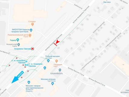 Prismatron, Prism B in Kharkiv, 3х6  Akademika Pavlova st., 122, v centr (st.m. Ak.Pavlova) - 382306 scheme