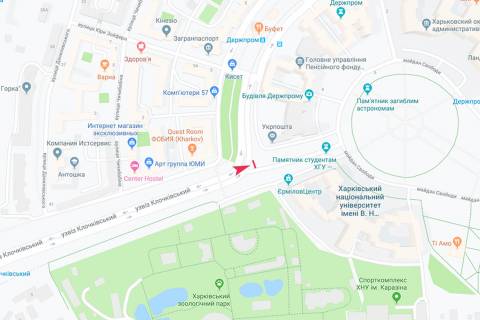 Scrolller, Scroll A in Kharkiv, 3,1х2,2  Klockovskij spusk - Nezavisimosti pr-t, v centr, VIP - 382543 scheme