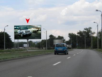 Billboard B in Dnipro (Dnipropetrovsk), 3х6  Z'izd z Pivdennogo mosta na pravij bereg, na rozdiluvaci Photo 1