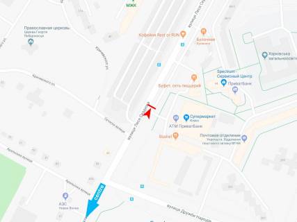Prismatron, Prism A in Kharkiv, 3х6  Lesa Serduka st., 36, iz centra  (Klass) - 382818 scheme