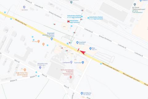 Prismatron, Prism A in Kharkiv, 3х6  Moskovskij pr-t, 274 V - "Proletarskaa" st.m., v centr - 382904 scheme