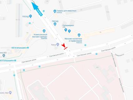 Prismatron, Prism B in Kharkiv, 3х6  Uvilejnij pr-t - Saltivs'ke sose, z centru - 383307 scheme