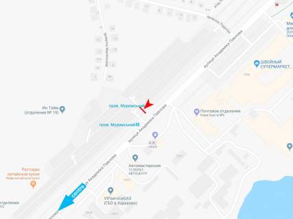 Citylight A in Kharkiv, 1,24х1,84  Akademika Pavlova st., 71 (2) (ostanovka pereulok Muromskij), v centr scheme