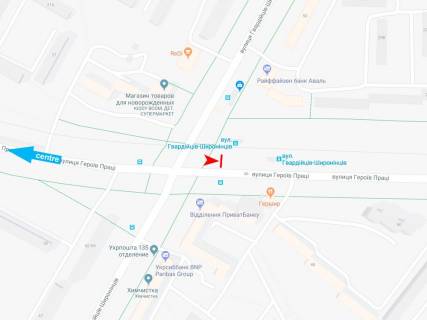 Prismatron, Prism B in Kharkiv, 3х6  Geroiv Praci st. - Gvardijciv-Sironinciv st., 50/29, z centru  - 382481 scheme