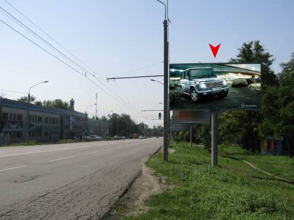 Billboard A in Dnipro (Dnipropetrovsk), 3х6  Zaporiz'ke sose, Topola - 3 z/m (navproti sportkompleks "Alan", pered svitloforom) Photo 1
