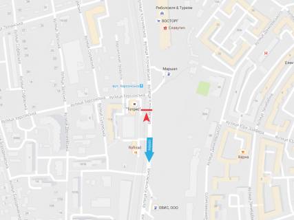 Citylight B in Kharkiv, 1,24х1,84  Klockovskaa st., 111a (ostanovka st. Hersonskaa ) (1) scheme