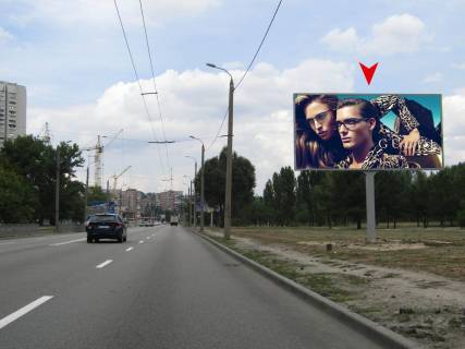 Billboard A in Dnipro (Dnipropetrovsk), 3х6  Naberezna Peremogi st., (cerez dorogu vid budinku No118) Photo 1
