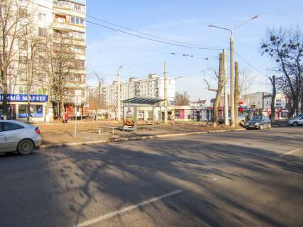 Citylight B in Kharkiv, 1,24х1,84  Saltovskoe sosse, 147 (ostanovka "602-j mikrorajon"), iz centra Photo 1