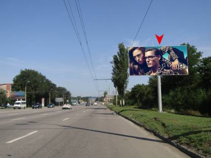 Billboard A in Dnipro (Dnipropetrovsk), 3х6  Zaporiz'ke sose  (pered Sinnou st.)  Photo 1