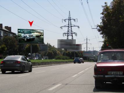 Billboard A in Dnipro (Dnipropetrovsk), 2,9х5,9  Oleksandra Pola pr-t, 80. Napramok ruhu transportu vgoru Photo 1