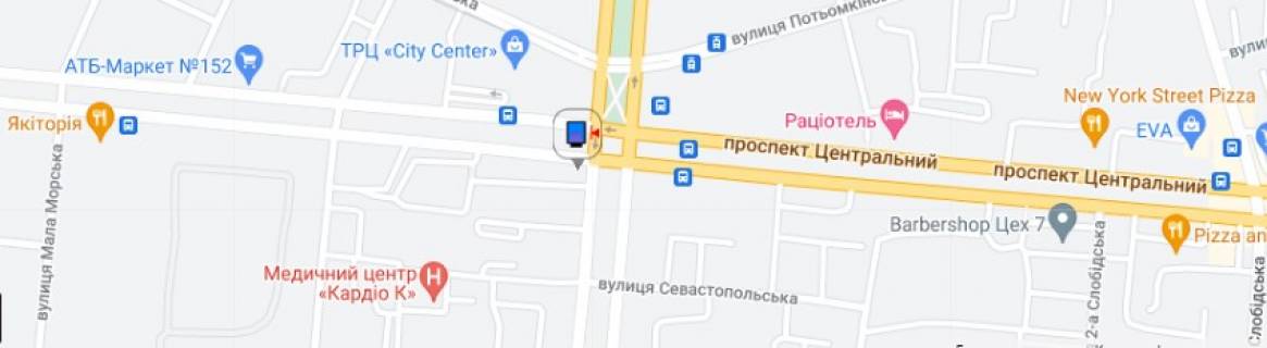 Citylight B in Mykolaiv av. Lenina, 107 (gostinnica "Nikolaev") scheme