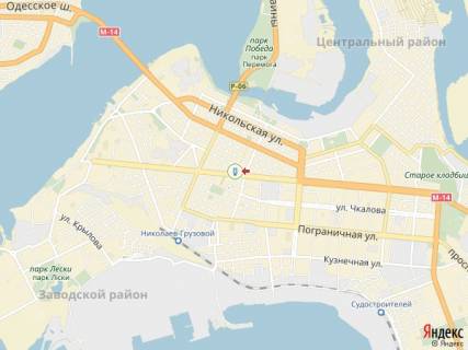 Video Billboard A in Mykolaiv pr-t Central'nyj - st. Sobornaa - 285285 scheme