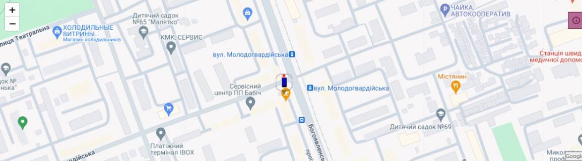 Non-Standard A in Mykolaiv prosp. Bogoavlenskij - za ost. Molodogvardejskaa scheme