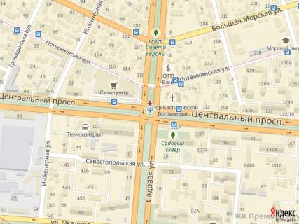 Prismatron, Prism A in Mykolaiv, 6x3  prosp. Central'nyj - st. Sadovaa - 285100 scheme