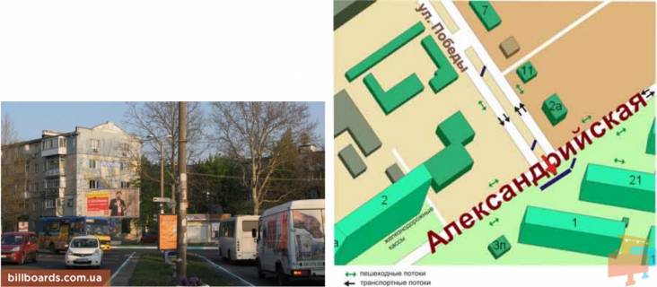 Prismatron, Prism A in Chornomorsk (Illichivsk) perekrestok st.Pobedy, st.Dancenko, No07-A3 - 83036 Photo 1