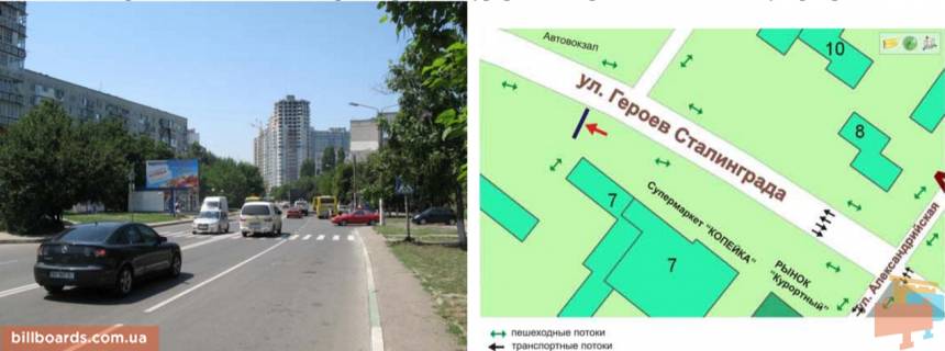 Billboard B in Chornomorsk (Illichivsk) st.Geroev Stalingrada,9, No27-B Photo 1