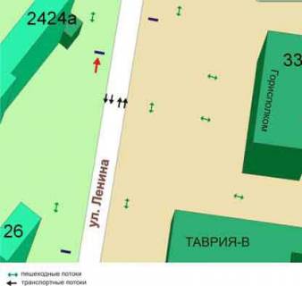 Citylight B in Chornomorsk (Illichivsk) st. Lenina, 24, No033-V scheme