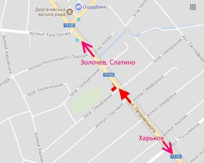 Billboard B in Twitch, 3х6  Dergaci-st. Sums'kij slah-stadion-v centr scheme