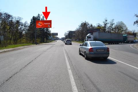 Billboard B in High, 3х6  Simferopol's'ke sose-sel. Visokij-post Policii-praporec' No4 (viizd iz mista) Photo 1