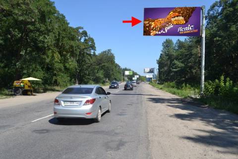 Billboard A in Kharkiv highway, 3х6  st.Zalutins'ka -rozv'azka z kil'cevou -praporec' No2-v'izd u misto z boku Solonicivki Photo 1