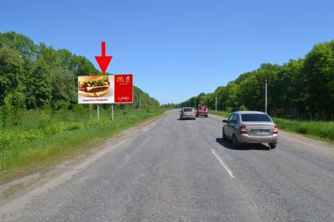 Billboard B in Kharkiv highway, 3х6  Saltivs'ke sose-rozv'azka  z kil'cevou-viizd iz mista u bik St. Saltova Photo 1