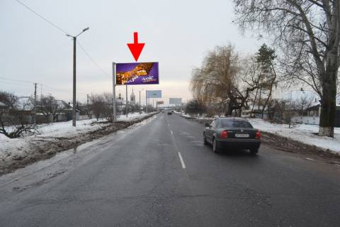 Billboard B in Kharkiv Pr-t Gagarina-sel. Bezludivka-praporec' No4 (viizd iz mista) Photo 1
