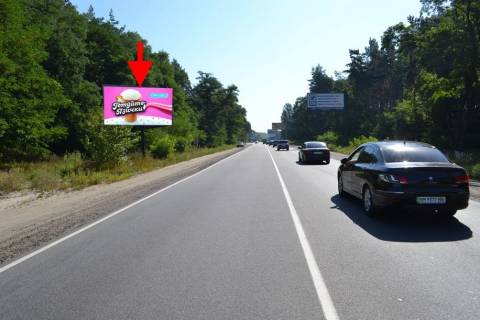 Billboard B in Kharkiv highway, 3х6  st.Zalutins'ka -rozv'azka z z kil'cevou-2- v'izd u misto z boku Solonicivki Photo 1
