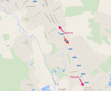 Billboard B in Twitch, 3х6  Dergaci-viizd iz mista u bik Harkova-(livij) scheme